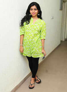 Gayatri during an event Photogallery - Times of India