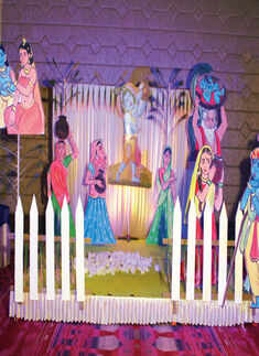 The Krishna theme Photogallery - Times of India