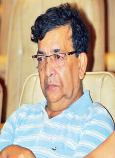 Neel Bahadur Karki during a India&rsquo;s chat show  Photogallery Times of India