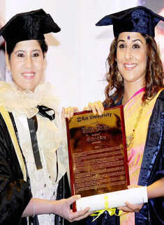 Vidya conferred with honorary doctorate degree Photogallery - Times of India