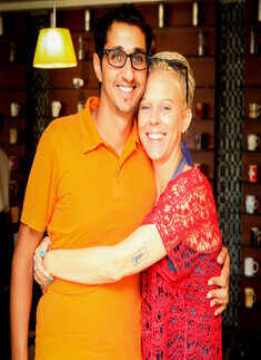 Ronen and Lia during a Sunday brunch held at MyPlace Photogallery Times of India