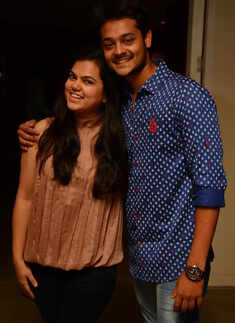 Ankita and Aditya during a party in Kismet, Hyderabad