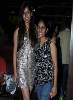 Neha and Sowmya at a fun girls night out  Photogallery Times of India
