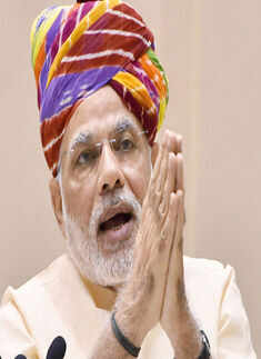 The leaders congratulated the PM for his Photogallery - Times of India