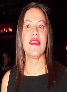 Thenny Mejia during the launch party of Hybrid Photogallery - Times of India