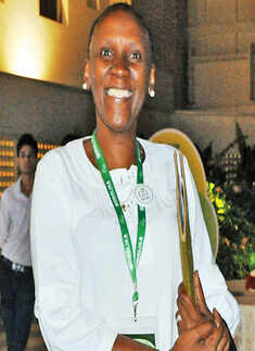 Bellinda Omino during Sonalika&rsquo;s Go Green initiative Photogallery - Times of India