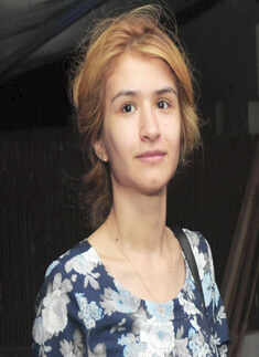 A guest during the Martini Night at Ardor