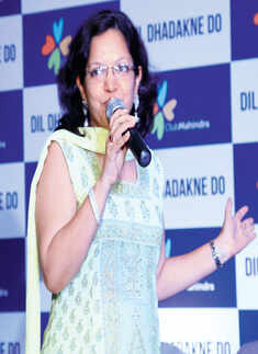 Deepali Naair during the promotion of Dil Dhadakne Do