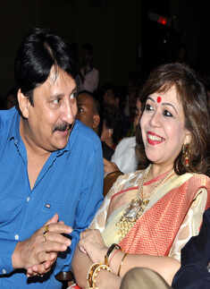 Arjun and Nilanjana during the Bharat Nirman Awards