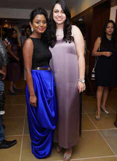 Archana Rao and Nikhita Alluri during the launch of a designer store