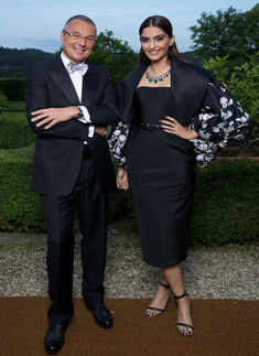 onam Kapoor during the unveiling of Bulgari&rsquo;s &lsquo;The Italian Gardens High Jewellery Collection'