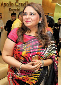 Dr Anjila Aneja during the launch of Apollo&rsquo;s boutique maternity