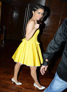 Shraddha Kapoor during the promotion of Bollywood film ABCD2