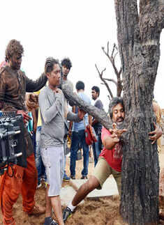 Baahubali: On the sets