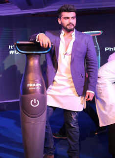 Arjun Kapoor during the launch of Philips Body Groom Series 1000