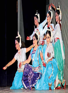 Artists perform during a concert