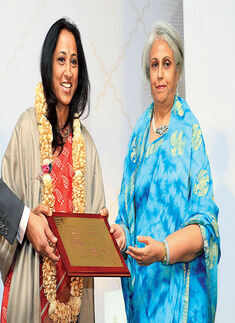 Pramoda Devi during an event