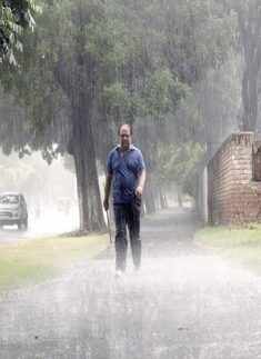 Rain shower smashes brought the much-needed relief