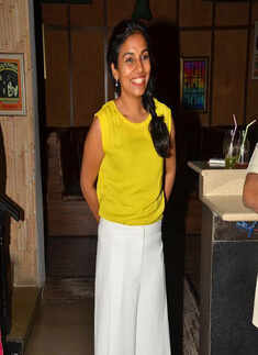 Avanti at a fitness video launch in Hyderabad