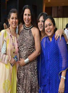 Binu, Amrit, Surabhi, Sapna during a Sunday brunch