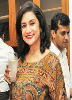 Liza Verma during a party