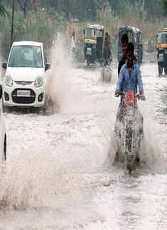 Water logging at Panchkula