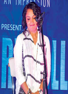 Sandhya Mridul during the event