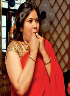 Amita during the Monsoon Mania party