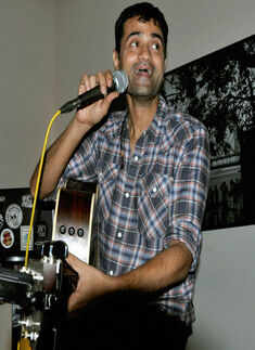 Neel Adhikari during an event