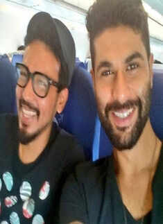 Rohan Sreshtha and Kunal Rawal on flight