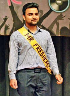 Tahir Raza Zaidi during the freshers&rsquo; party