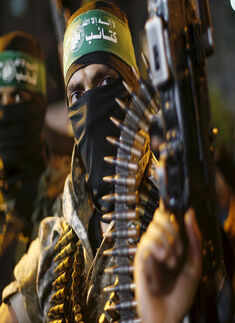 Palestinians Hamas militants