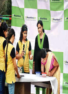 One of the participants during the brunch