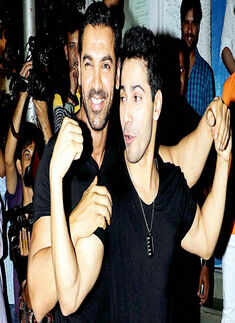 Varun Dhawan and John Abraham