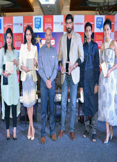 Celebs during the South Indian International Movie Awards 2015 press meet