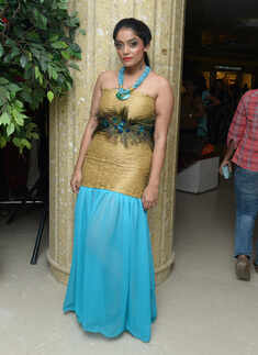 Abirami during the ICAT fashion show