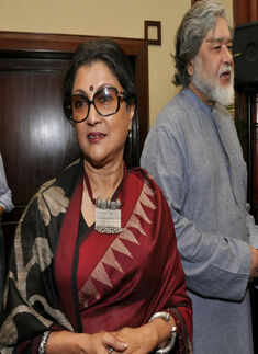 Aparna Sen and Kalyan Roy during the trailer launch