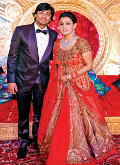 A gala wedding ceremony