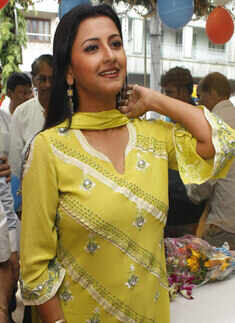 Rachna at store launch