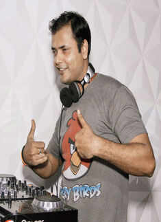 DJ Bobby during Electro-Sufi concept night