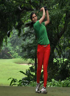 Adrieeja Ghosh during the Tolly Monsoon Cup