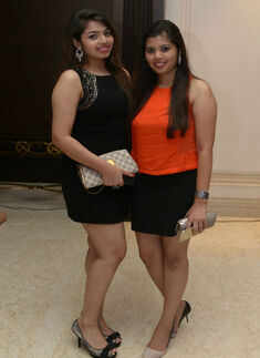 Akshita and Shilpa during the launch