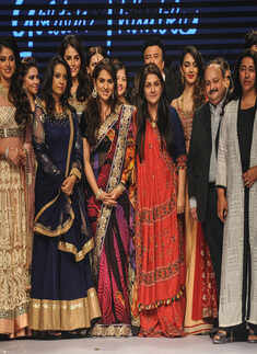 Celebs showcase a creation by Shaina NC for Beti