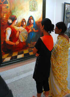 Art show inauguration