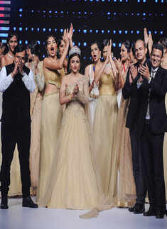 Soha Ali Khan showcases a creation