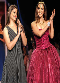 Kiara Advani showcases a creation by AAKS