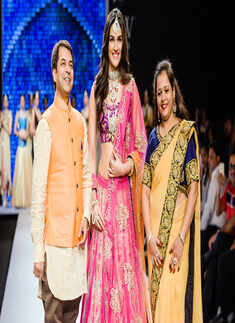 Kriti Sanon showcases a creation by Sunil