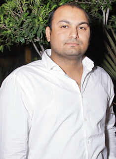 Rohit Rao during the party