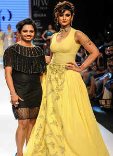 Ileana D'Cruz showcases a creation