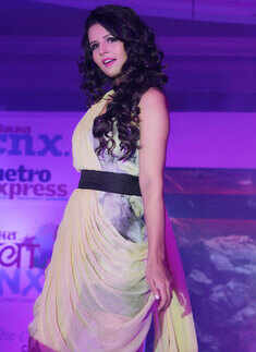 Radhika walks the ramp
